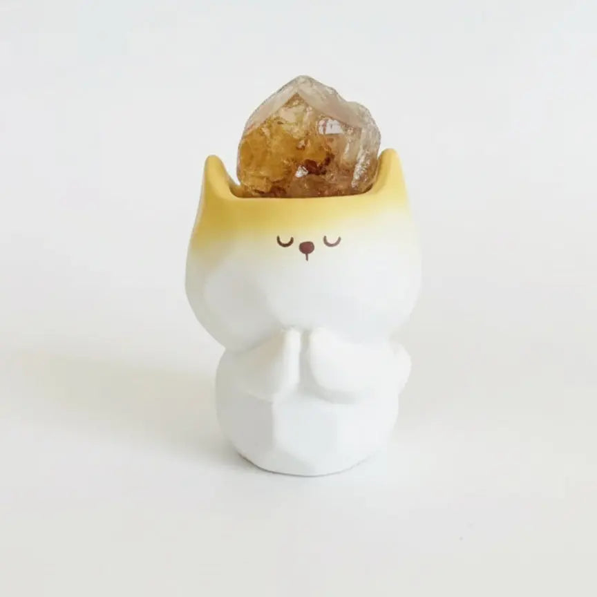 Gentle Glow Crystal Puppy — Mini Desk Pal Shinepurity
