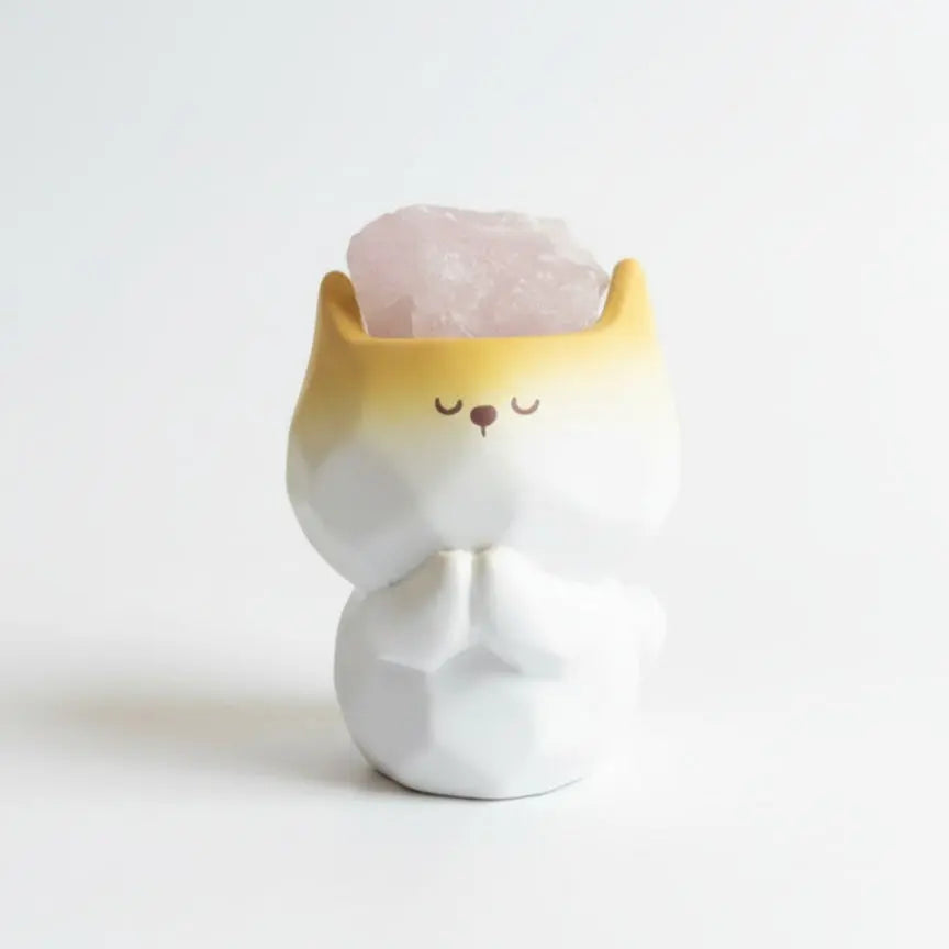 Gentle Glow Crystal Puppy — Mini Desk Pal Shinepurity