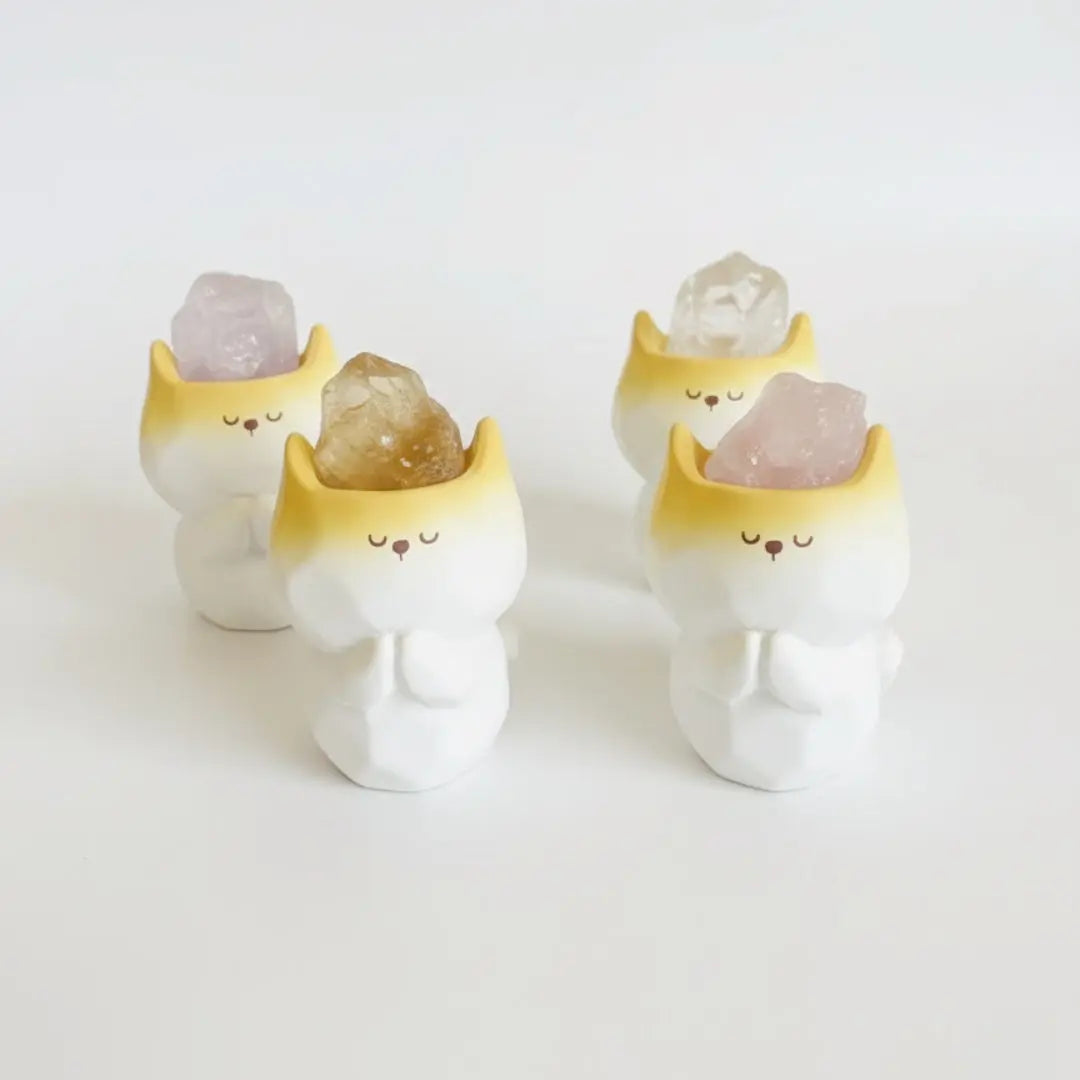 Gentle Glow Crystal Puppy — Mini Desk Pal Shinepurity