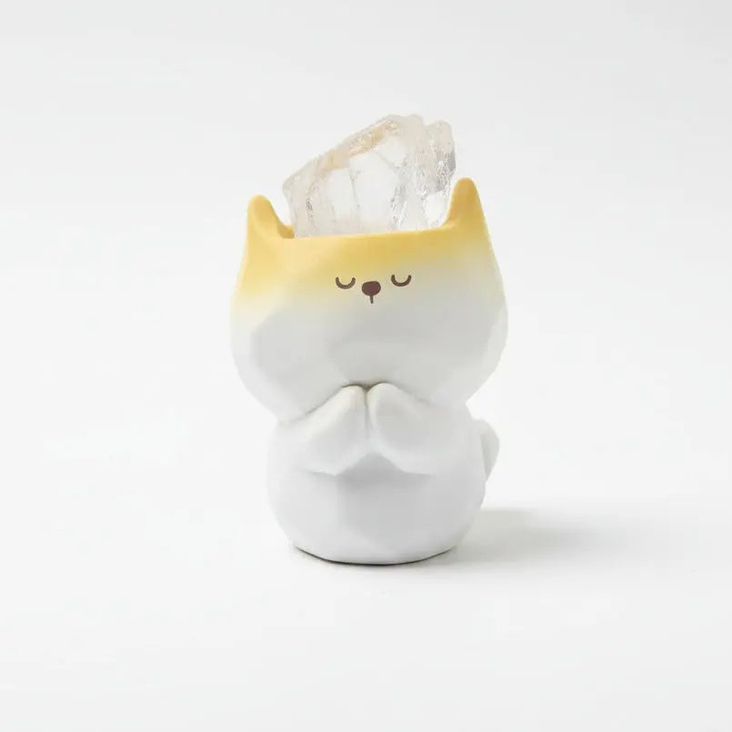 Gentle Glow Crystal Puppy — Mini Desk Pal Shinepurity