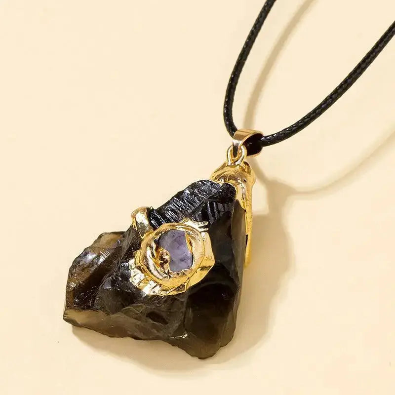 Natural Raw Crystal Black Tourmalin Shinepurity