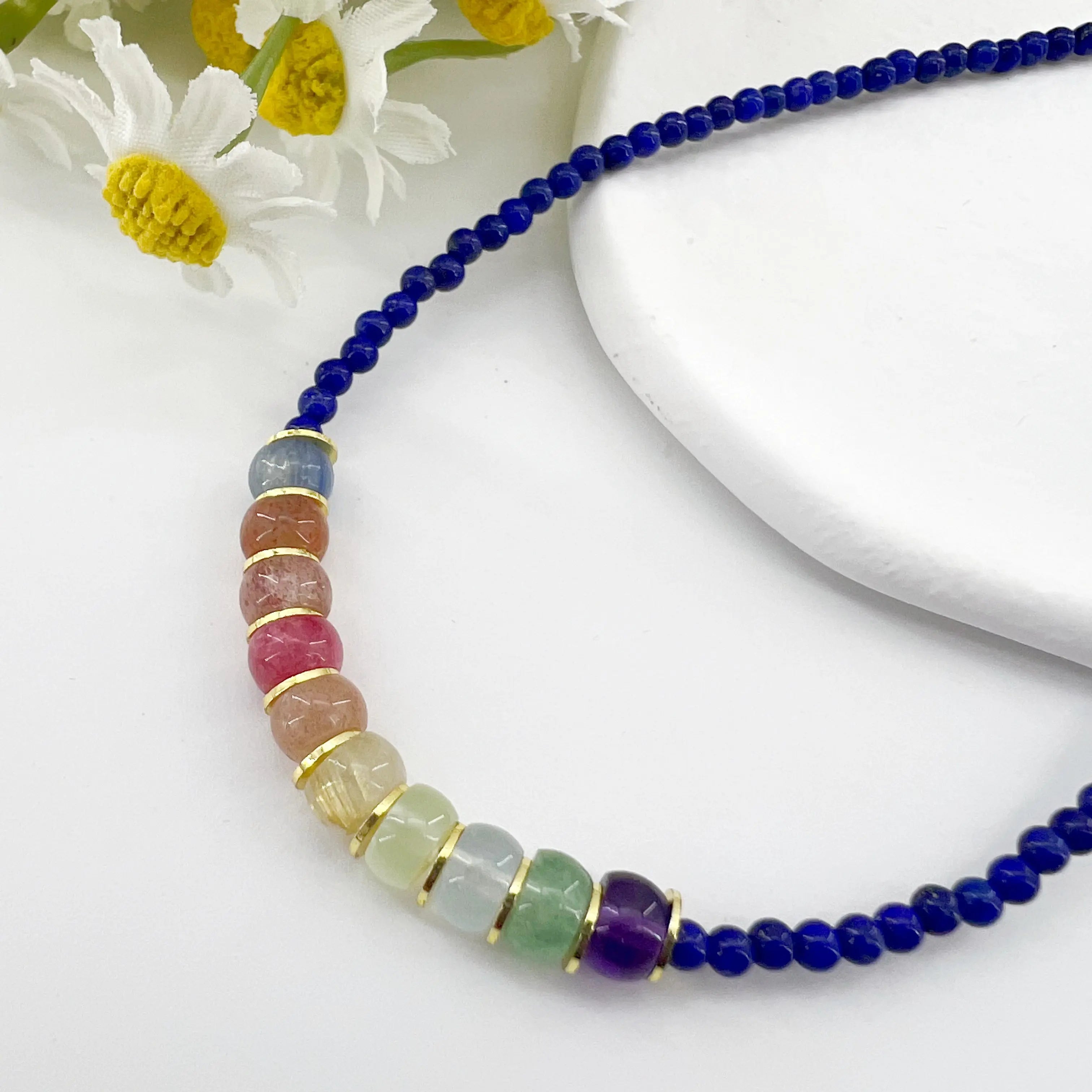 Healing & Balancing Natural Lapis Lazuli Rainbow Gemstones Shinepurity