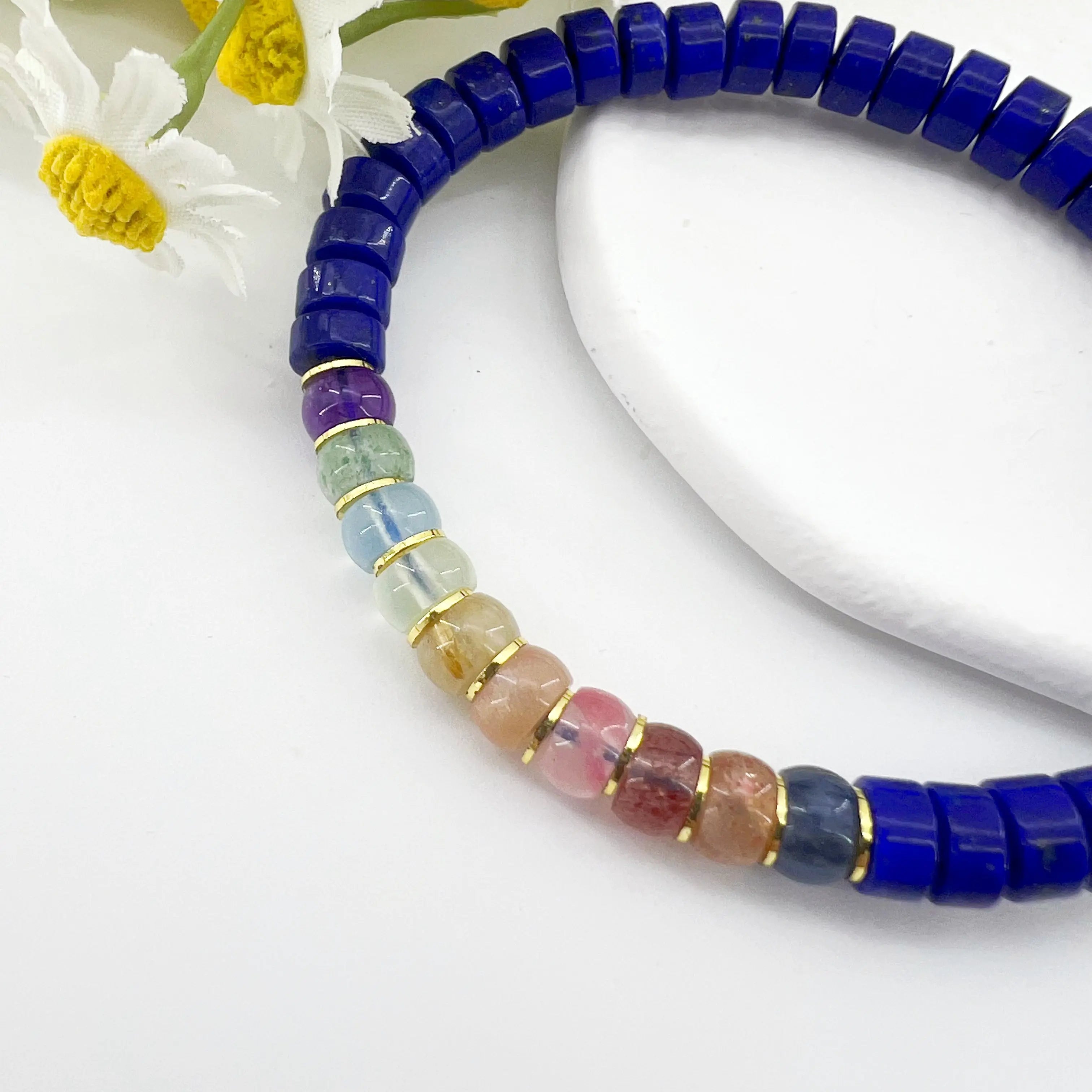 Healing & Balancing Natural Lapis Lazuli Rainbow Gemstones Shinepurity