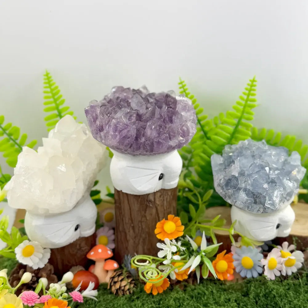 Healing Crystal Pet Elephant Figurine | Gentle Inner Light Shinepurity