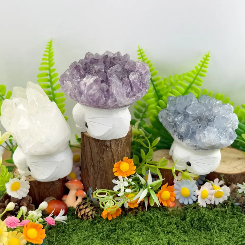 Healing Crystal Pet Elephant Figurine | Gentle Inner Light Shinepurity