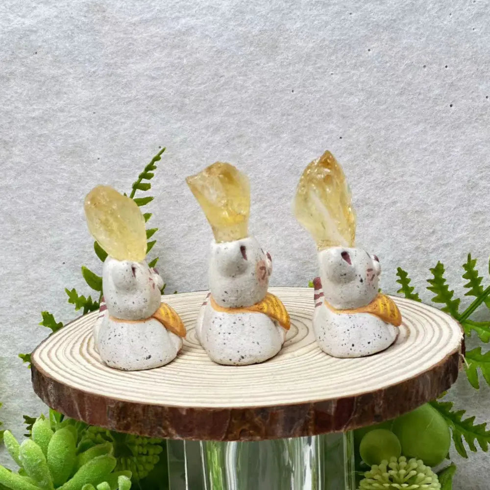 Designer Limited Edition| Adorable Citrine Cat Crystal Pet Carrying Luck and Blessings Shinepurity