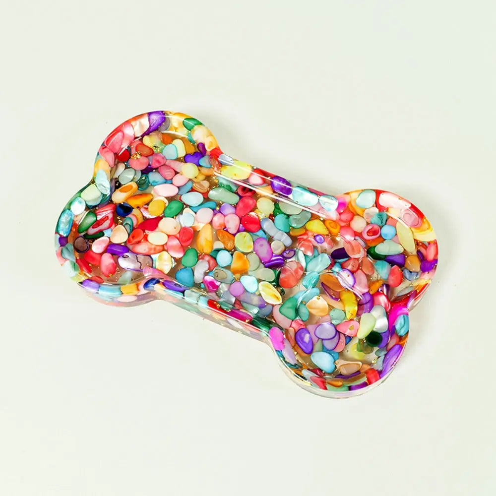 Cute Crystal Chip Bone Multi-Functional Tray Shinepurity