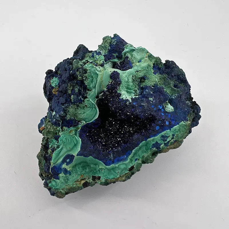 Natural Azurite and Malachite Combination Stone Shinepurity