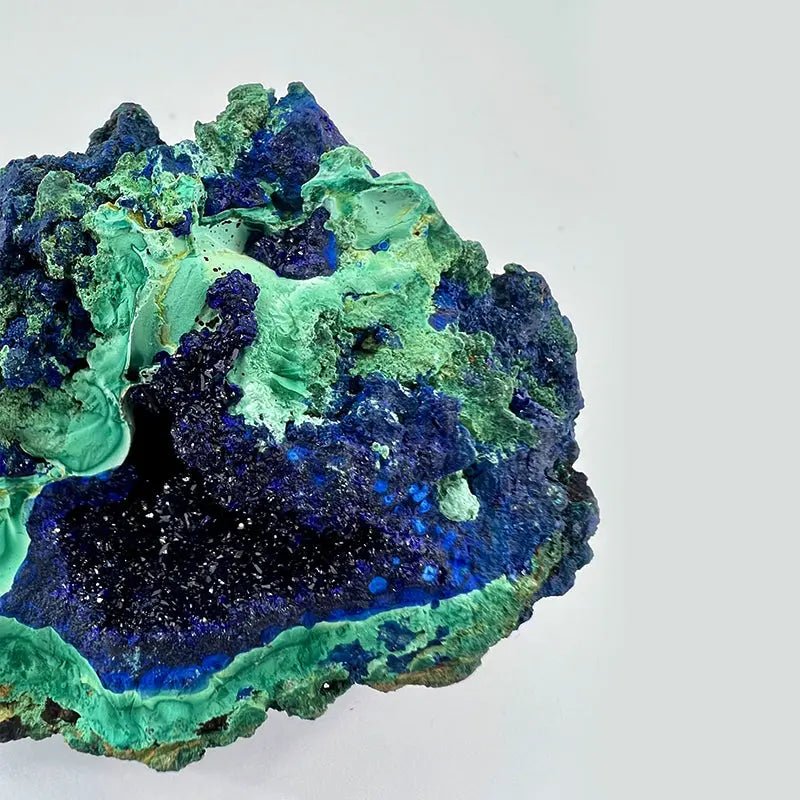 Natural Azurite and Malachite Combination Stone Shinepurity