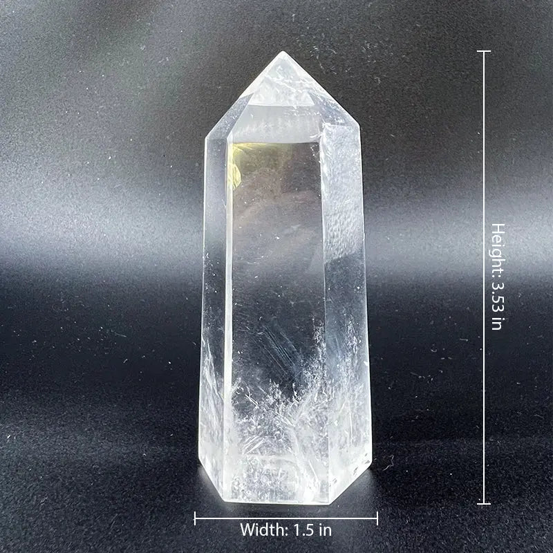 Natural Clear Quartz Point Shinepurity