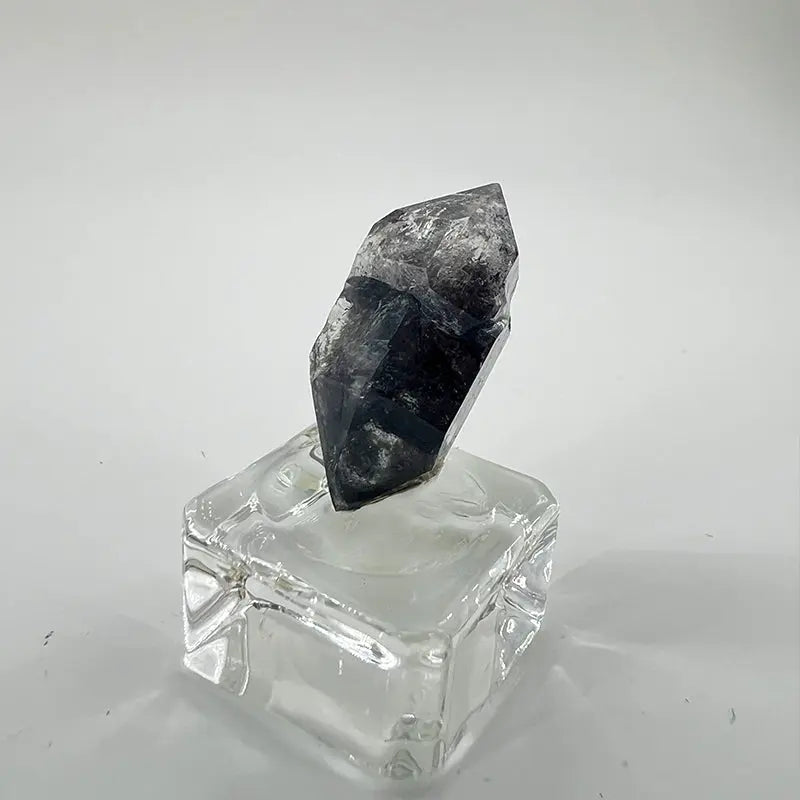 Natural Double-Terminated Black Phantom Herkimer Diamond Shinepurity