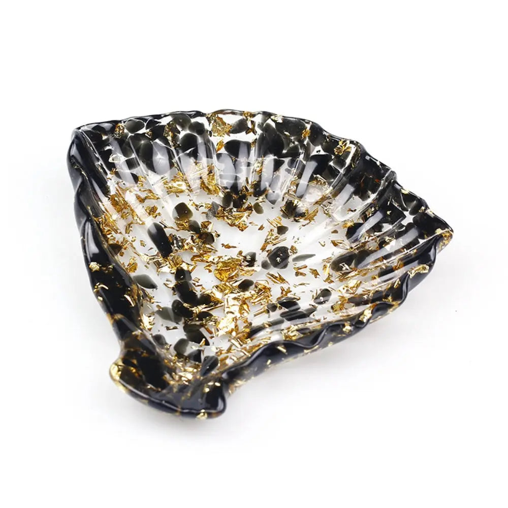 Shell-Shaped Crystal Chip Multi-Functional Tray Shinepurity