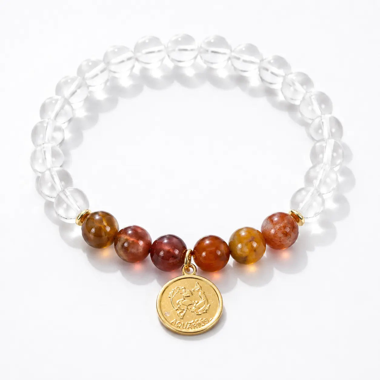 Natural Zodiac Crystal Healing Bracelet Shinepurity