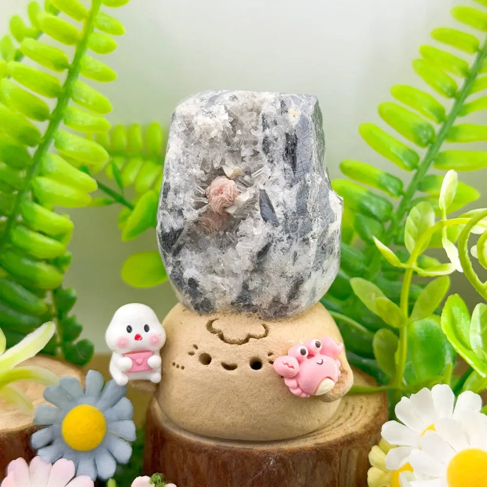Rhodochrosite Crystal Pet Soft Pink Energy Healer Shinepurity