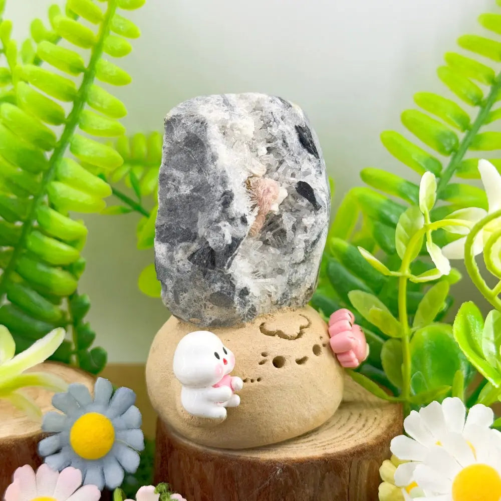 Rhodochrosite Crystal Pet Soft Pink Energy Healer Shinepurity