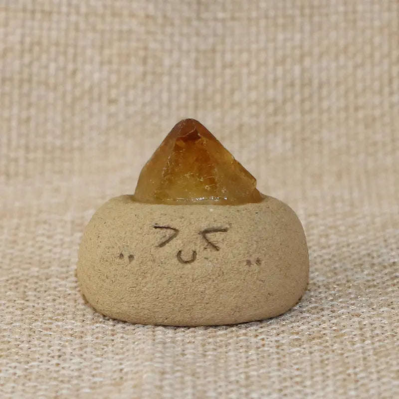 Sunny and Prosperous Citrine Crystal Pet Shinepurity