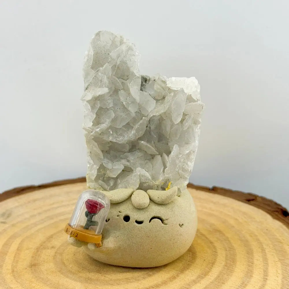 The White Calcite Crystal Pet That Brings Peace and Clarity Shinepurity