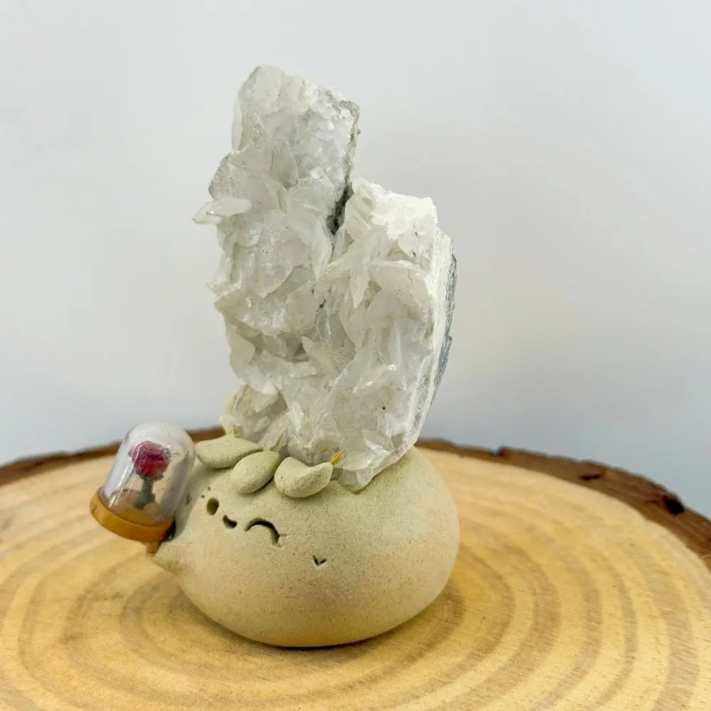 The White Calcite Crystal Pet That Brings Peace and Clarity Shinepurity