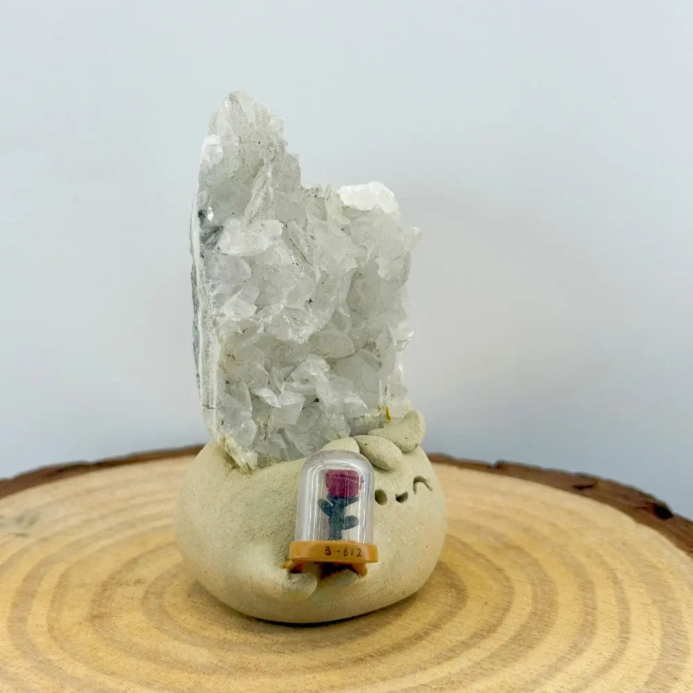 The White Calcite Crystal Pet That Brings Peace and Clarity Shinepurity