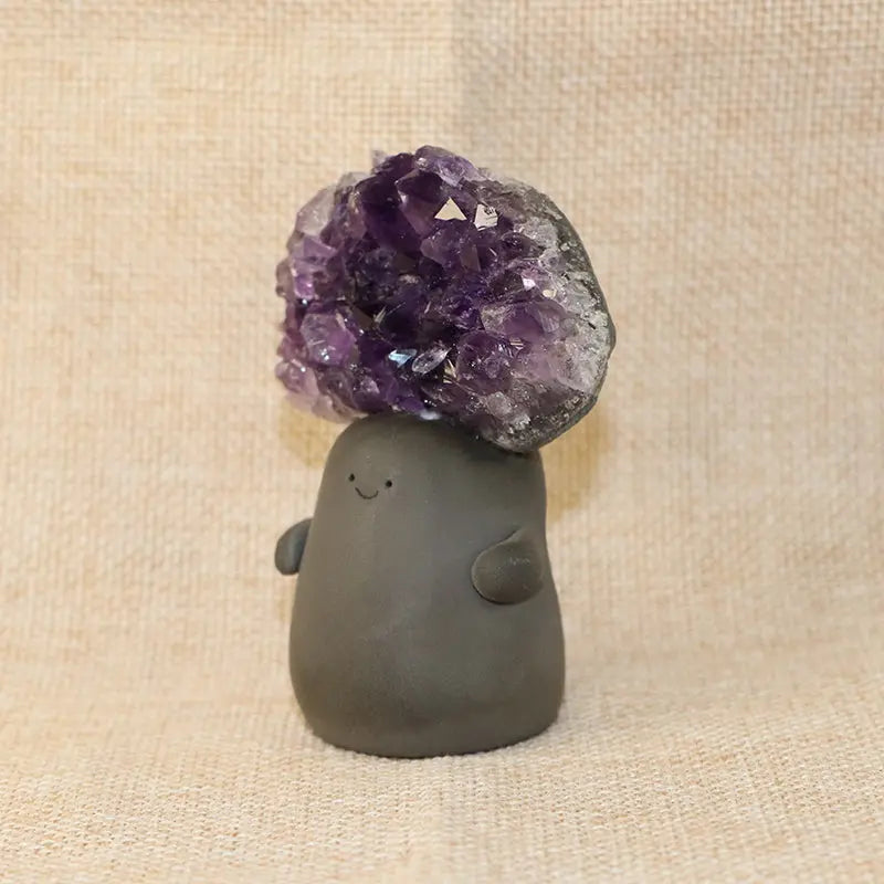 Uruguayan Amethyst Crystal Pet for Energy Balance Shinepurity