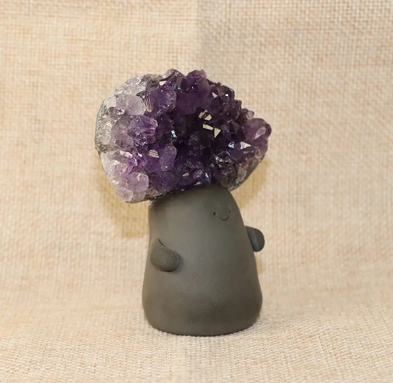 Uruguayan Amethyst Crystal Pet for Energy Balance Shinepurity