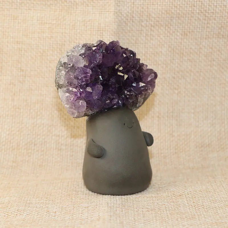 Uruguayan Amethyst Crystal Pet for Energy Balance Shinepurity