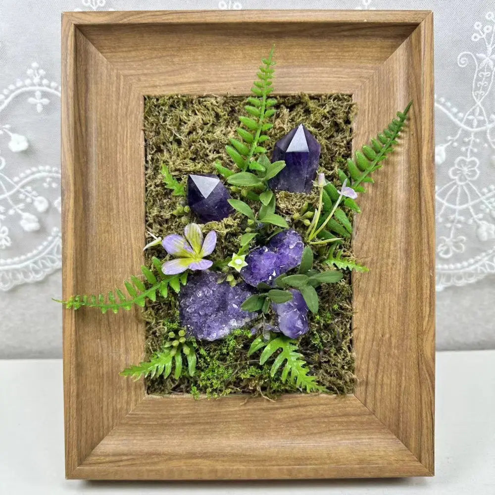 Designer Limited Edition |Spiritual Sanctuary Handmade Amethyst Decor Shinepurity
