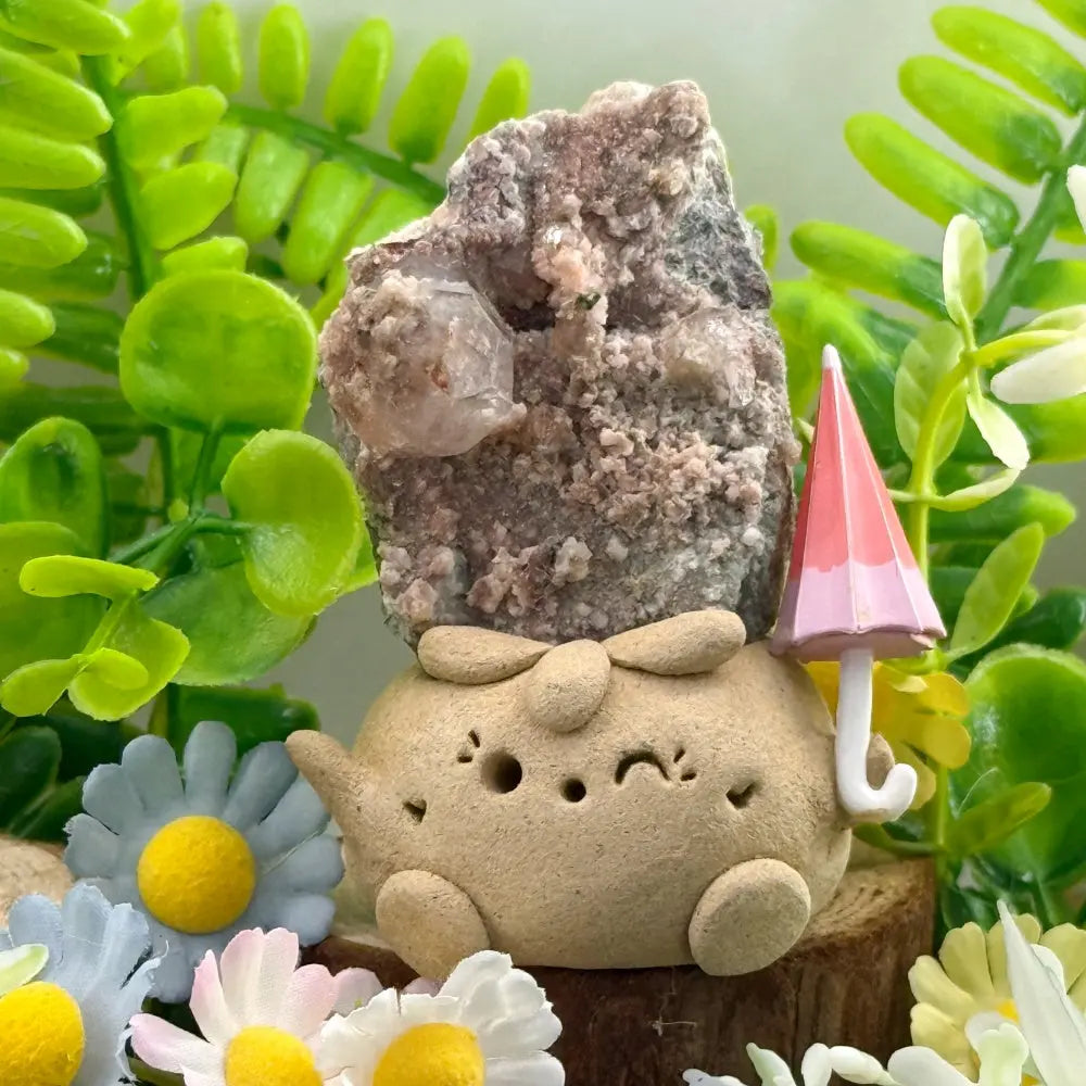 Winter Serenity Snowy Calcite Crystal Pet Shinepurity