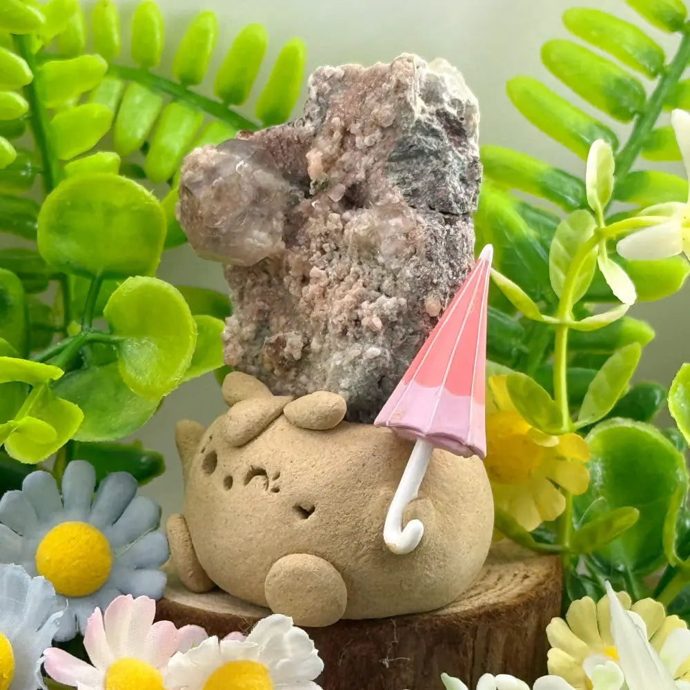 Winter Serenity Snowy Calcite Crystal Pet Shinepurity