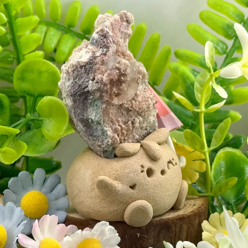 Winter Serenity Snowy Calcite Crystal Pet Shinepurity