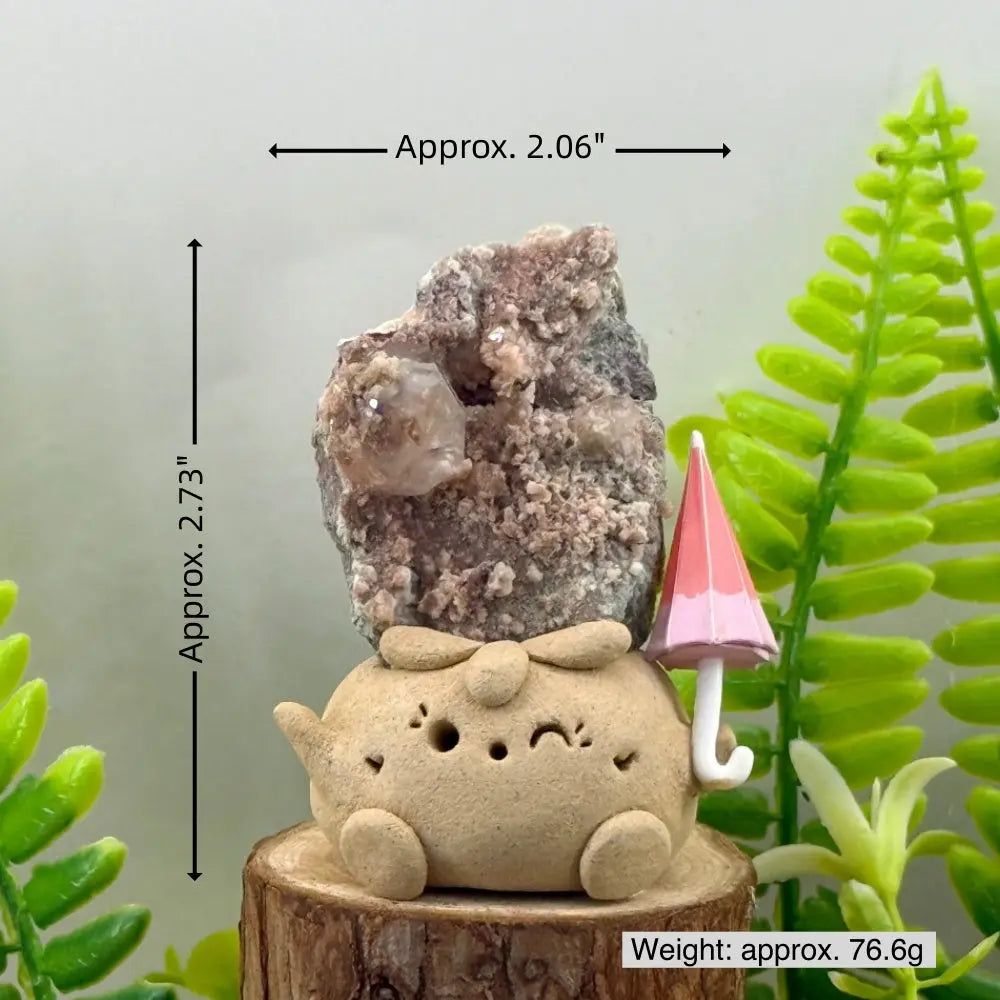 Winter Serenity Snowy Calcite Crystal Pet Shinepurity