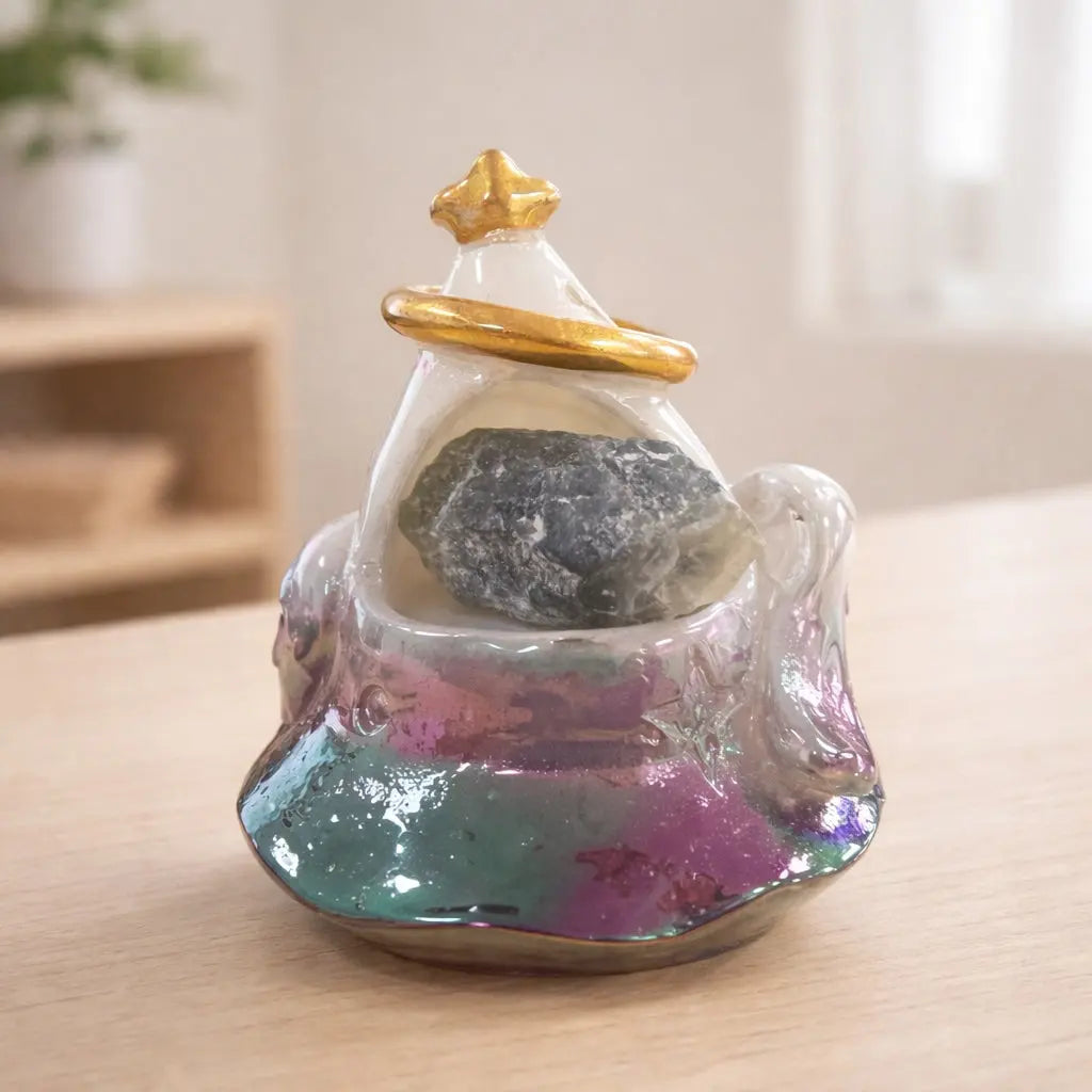 Light Magic Hat — Fluorite Crystal Decor Shinepurity