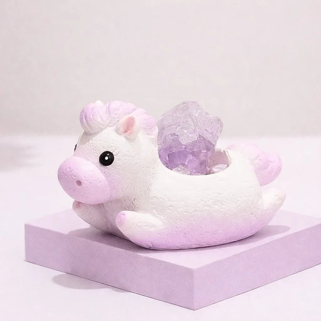 Calm Aura Crystal Pony — Mini Desk Buddy Shinepurity