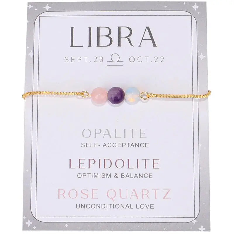 12 Zodiac Signs Beaded Bracelet - Shinepurity