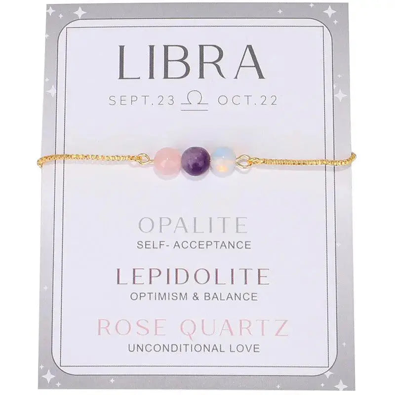 12 Zodiac Signs Beaded Bracelet - Shinepurity