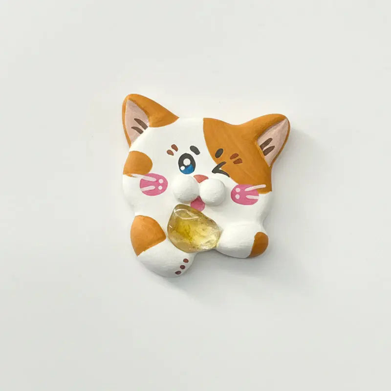 Designer Limited Edition | Cozy Healing Kitty Magnet Shinepurity