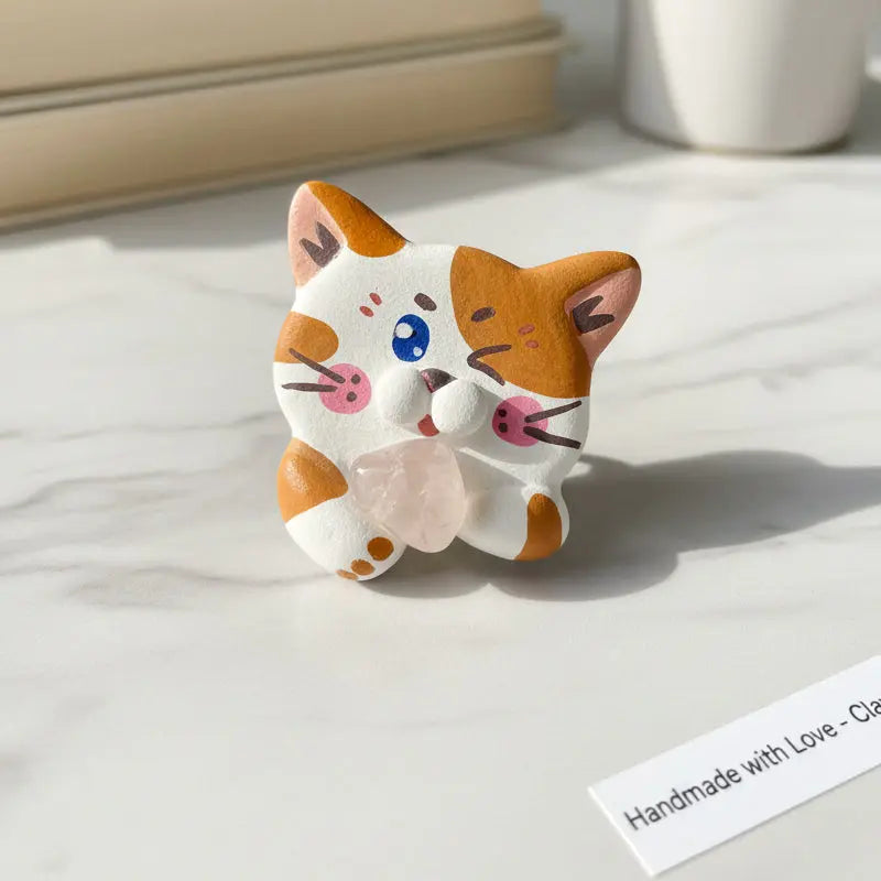 Designer Limited Edition | Cozy Healing Kitty Magnet Shinepurity