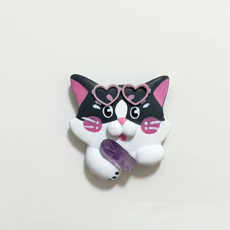 Designer Limited Edition | Cozy Healing Kitty Magnet Shinepurity