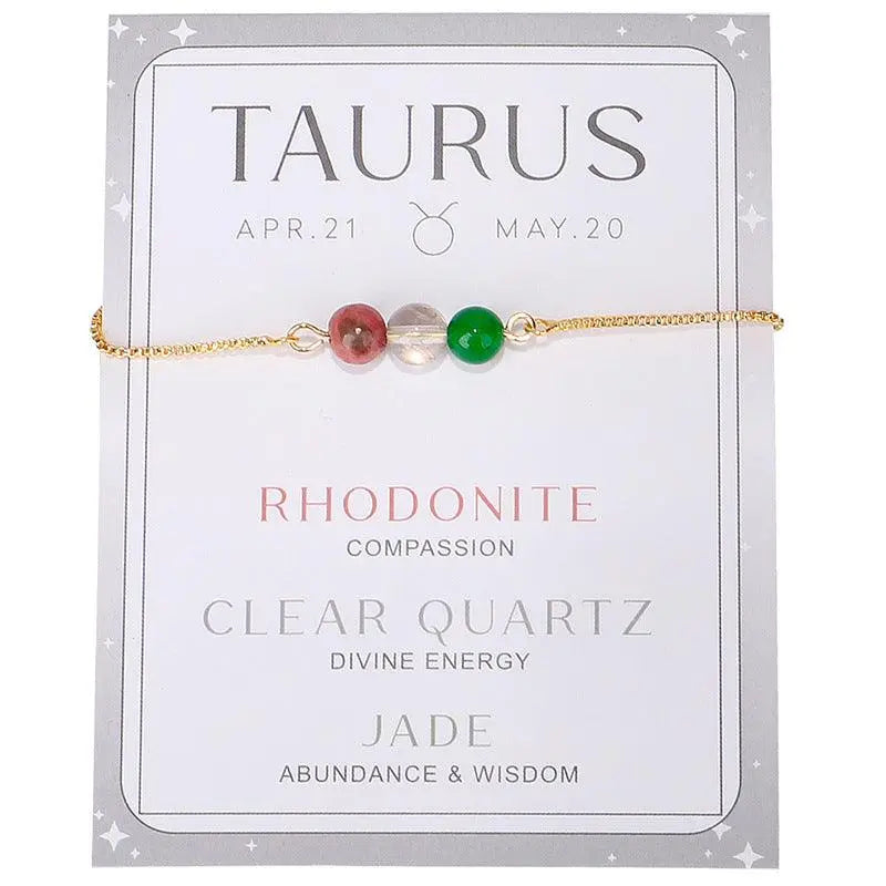 12 Zodiac Signs Beaded Bracelet - Shinepurity