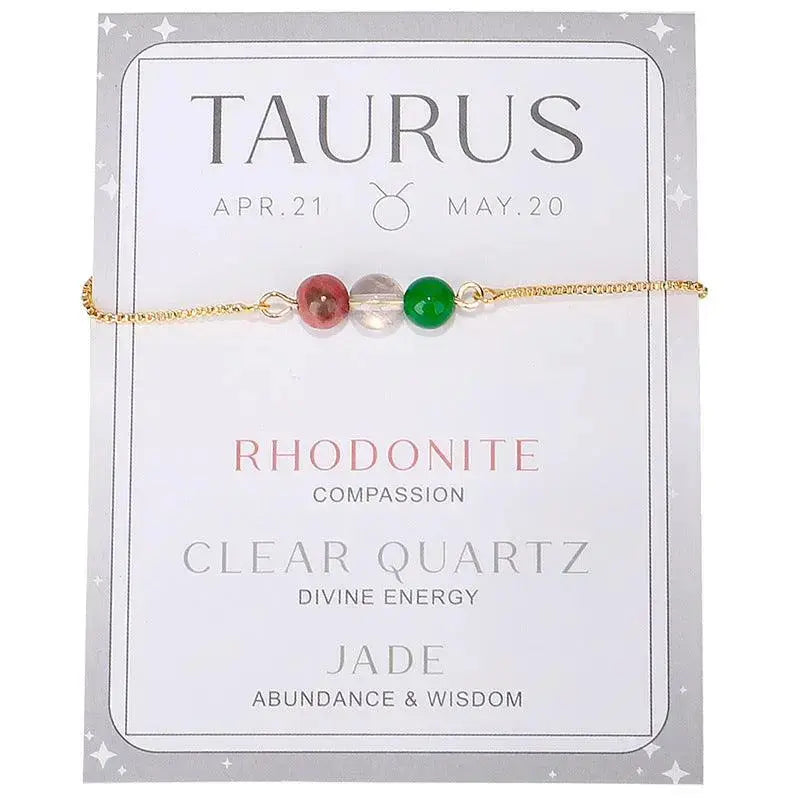12 Zodiac Signs Beaded Bracelet - Shinepurity