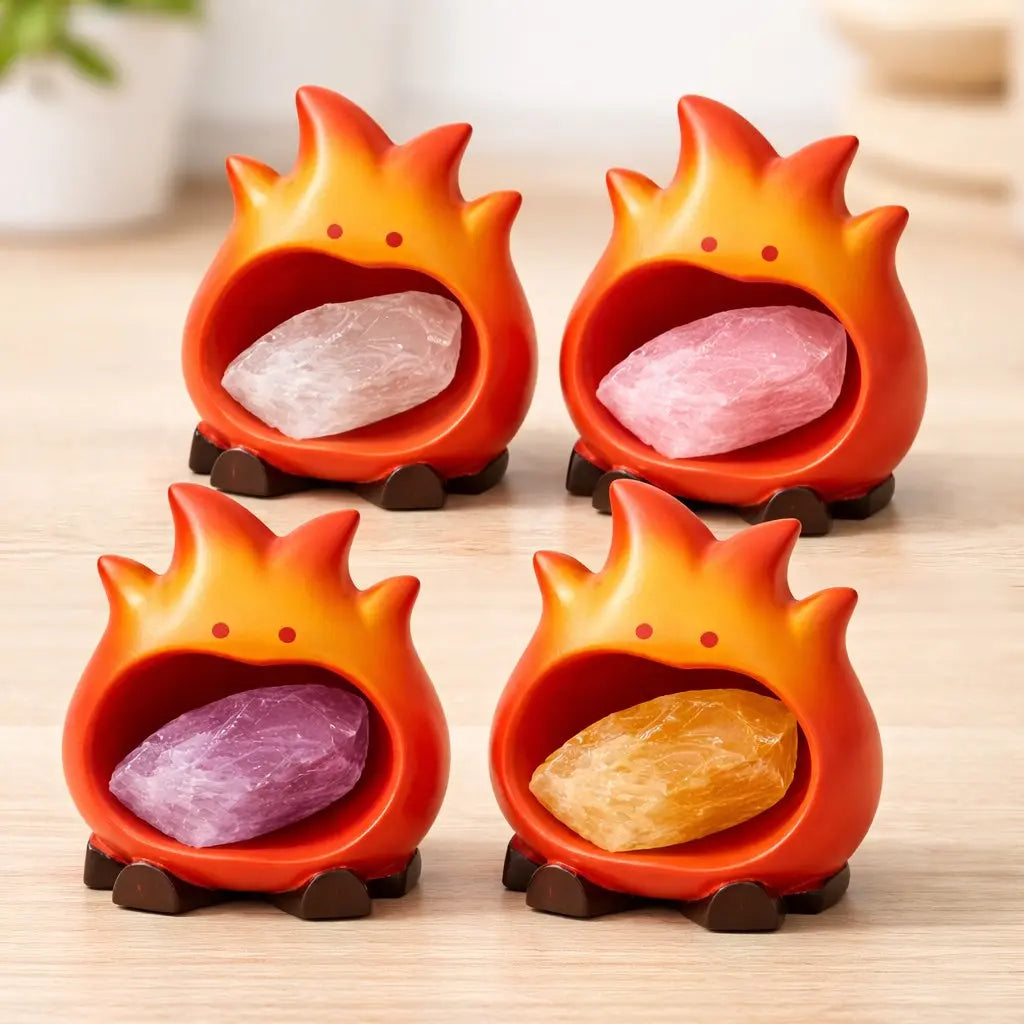 Crystal Flame Buddy — Mini Crystal Decor Shinepurity