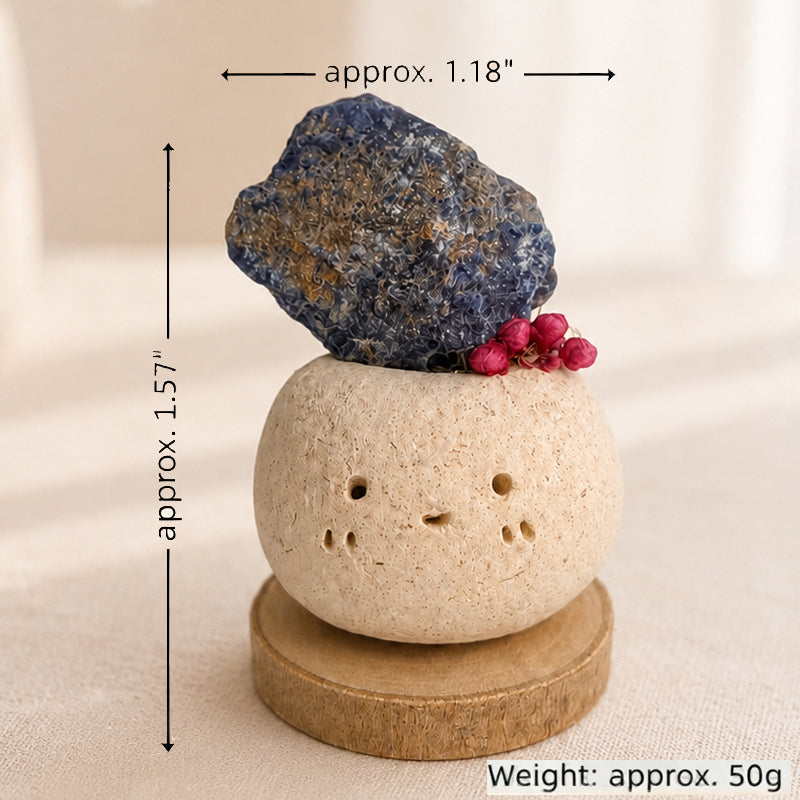 Handmade Lapis Lazuli Crystal Pet Figurine – Natural crystal Mini Decor Gift Shinepurity