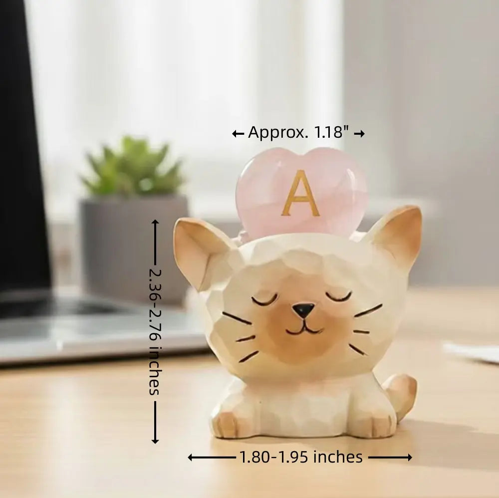 Lucky Crystal Kitty Pet - Your Desk Buddy Shinepurity