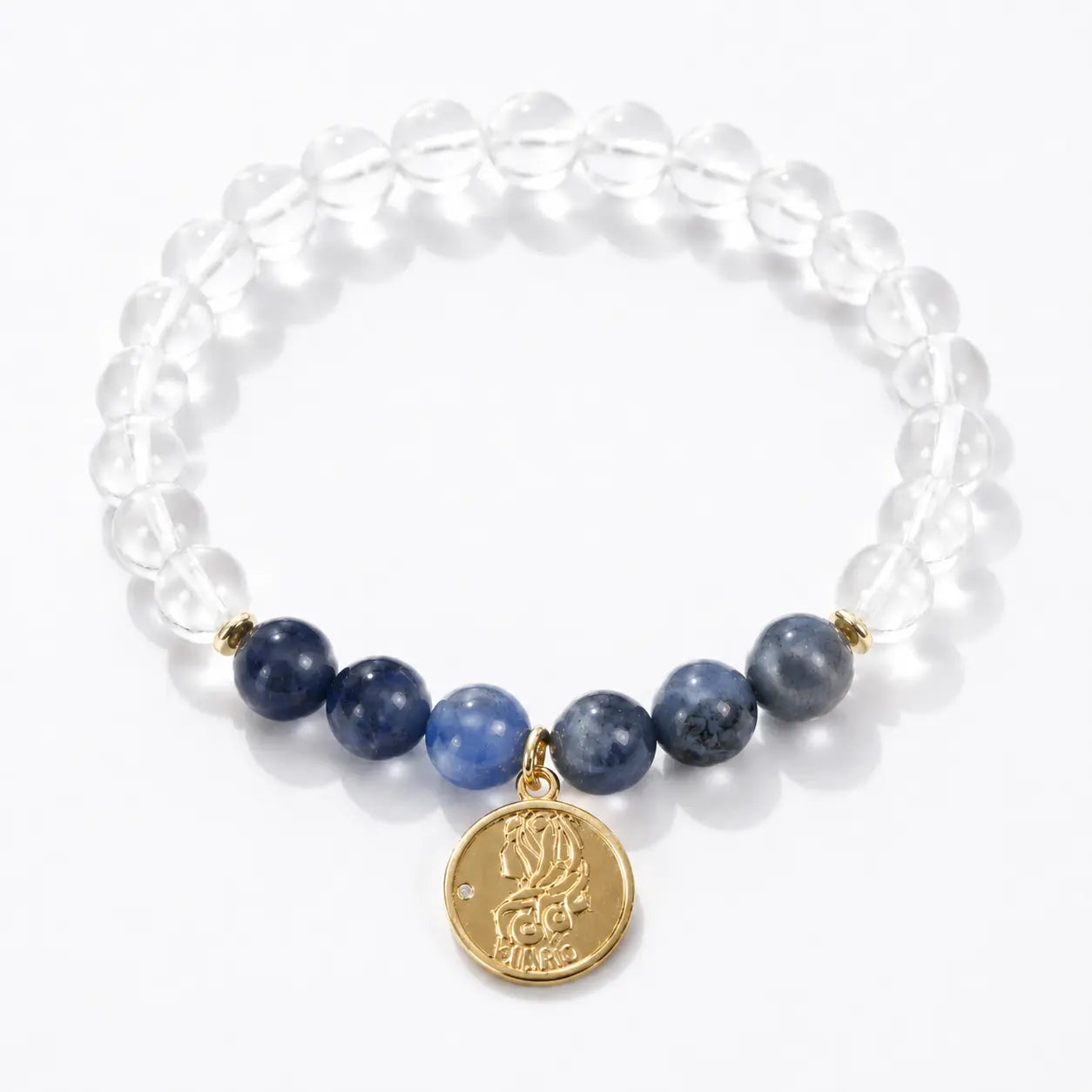 Natural Zodiac Crystal Healing Bracelet Shinepurity