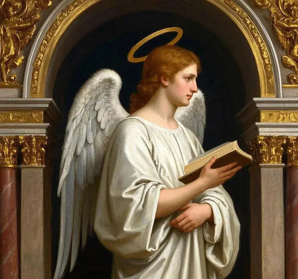 Archangel Raphael & Green Crystals – Healing & Balance Shine Purity