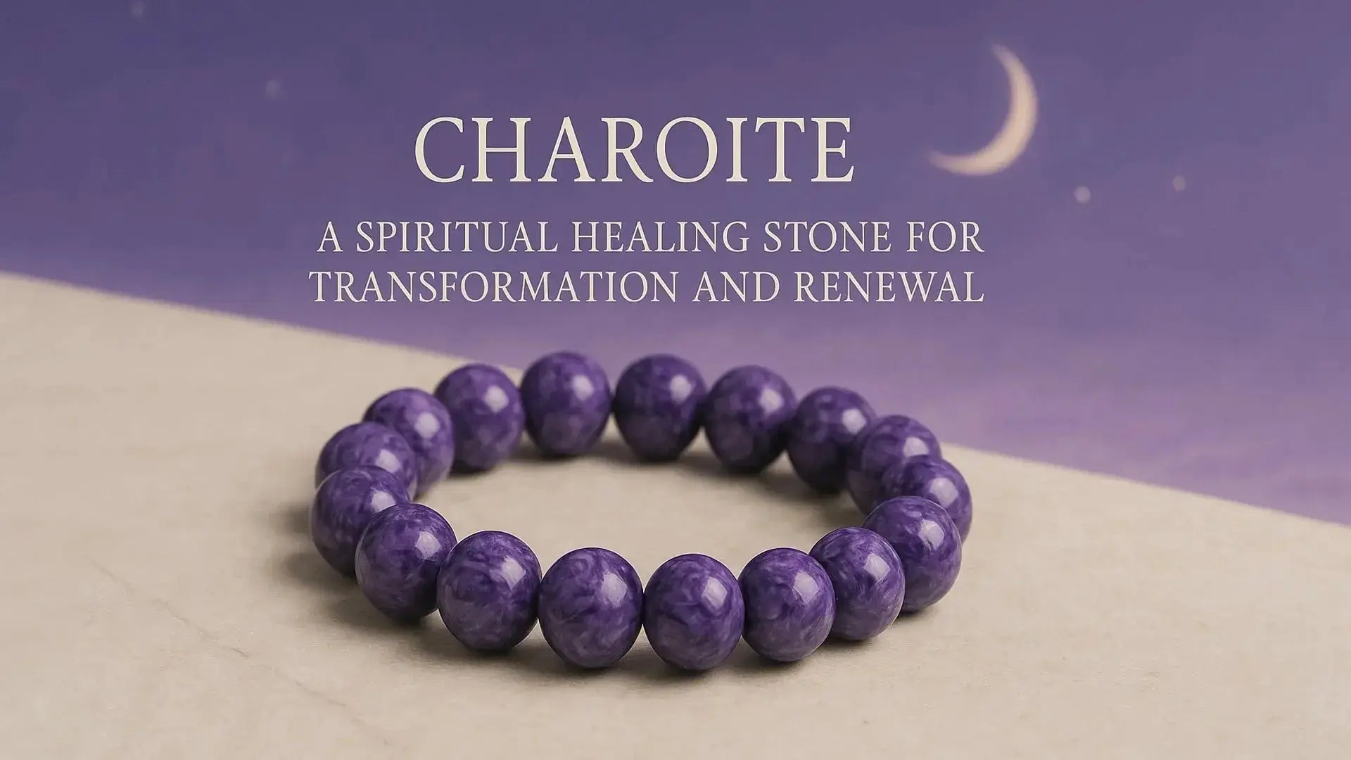 Charoite: A Spiritual Healing Stone for Transformation and Renewal Shine Purity