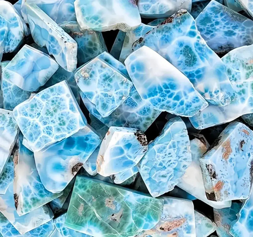 Larimar : Healing, Love & Emotional Balance Stone Shine Purity