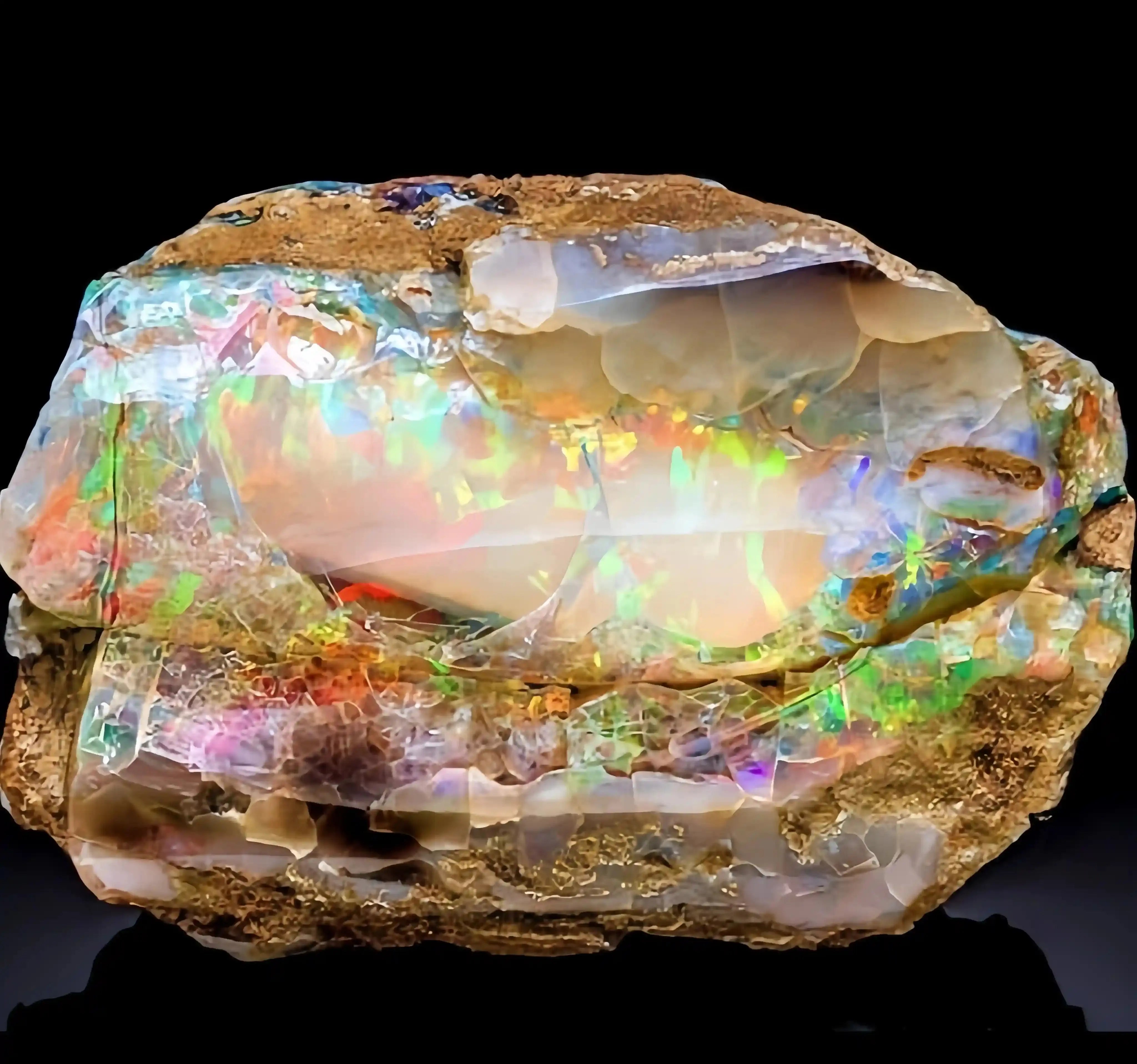 Opal: Ignite Your Creative Fire with the Rainbow Gem That Heals Emotional Waves Shine Purity