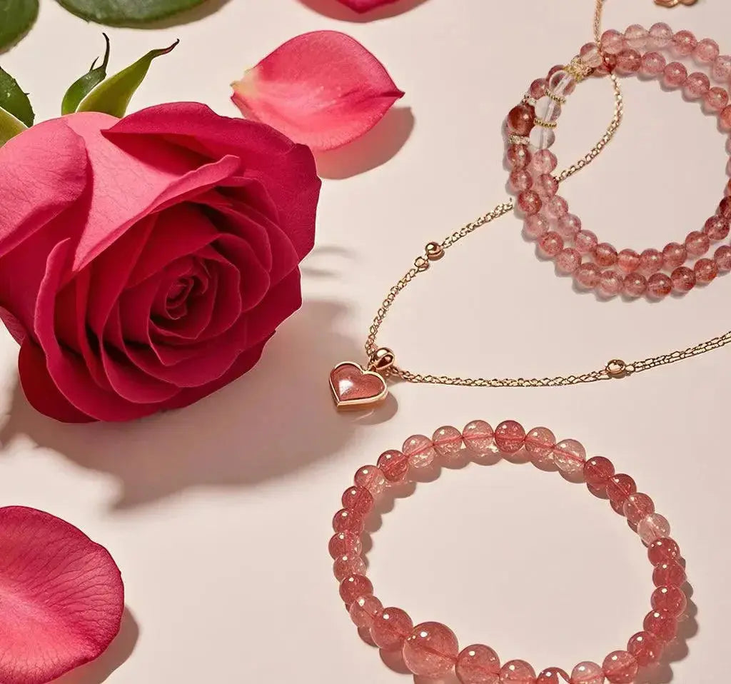 Strawberry Quartz : A Romantic Gemstone of Sweet Energy Shine Purity
