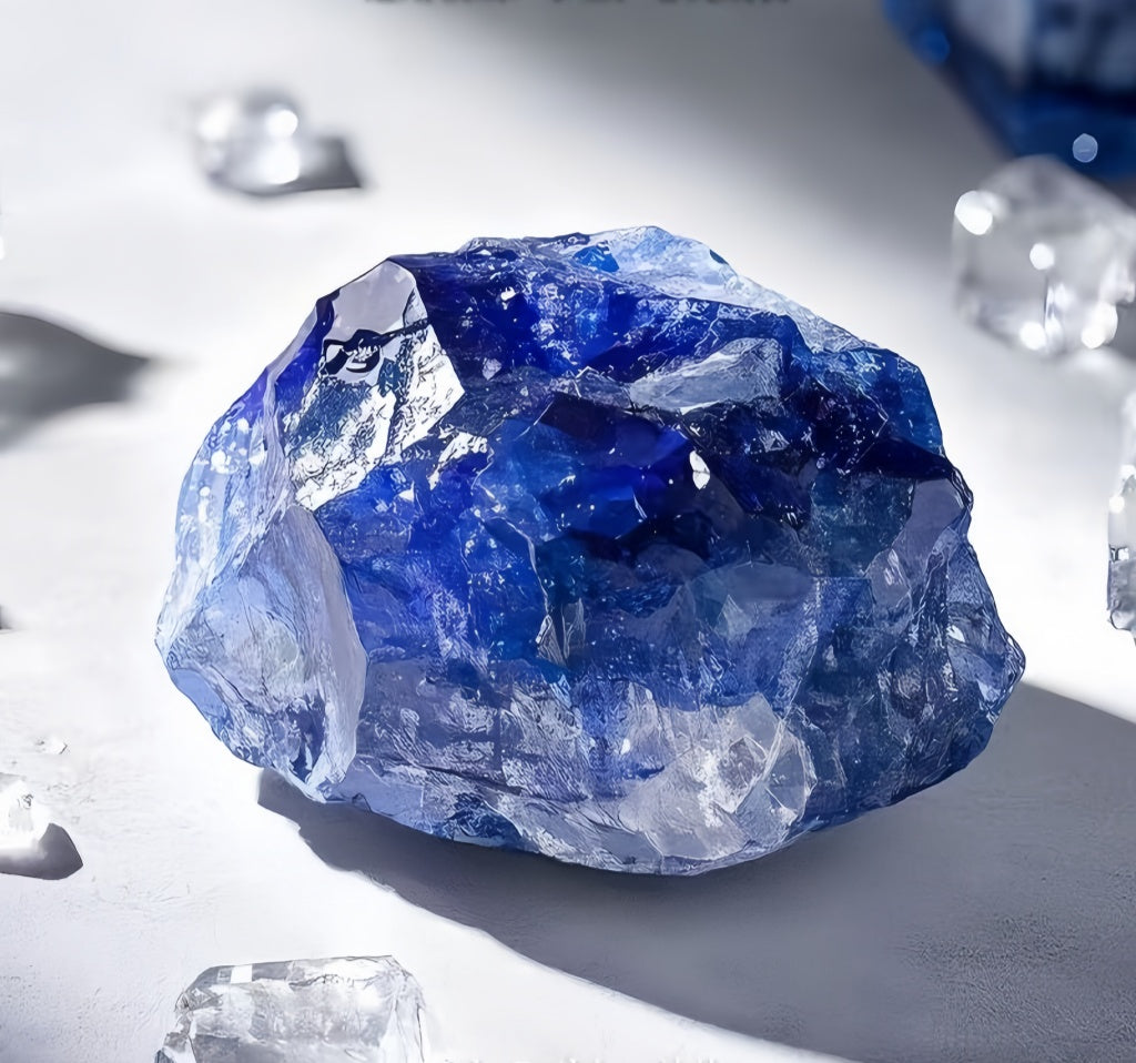 Unlock your third eye, boost intuition & insight with Tanzanite. Enhance decision-making, spiritual growth, and career breakthroughs. The stone of inspiration.
